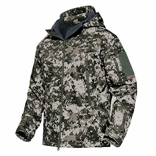 Military Combat Jacket Tactical Soft Shell Fleece Jackets with Multi Pockets