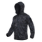 Hooded Waterproof Rain Jacket UV Protect Quick Dry Camouflage Coat Cp Black