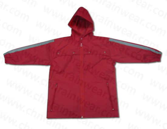 Customize Functional Nylon Children Rain Jacket with Hood