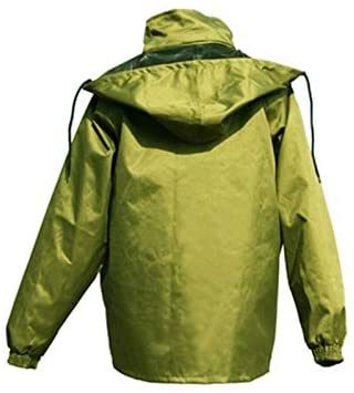 Outdoor Hiking Raincoat, Waterproof and Wear-Resistant Poncho (green) (Color: Green suit, Size: XXL)