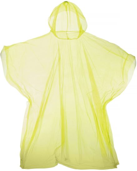 Plastic Reusable Poncho (One Size) (Clear)