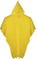 Adults Outdoor Full Body Protection Rain Poncho with Hood & Drawcord Closure Ideal for Hiking, Cycling, Concerts, Festivals and More - Yellow