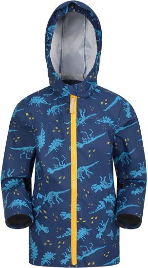 Raindrop Kids Waterproof Jacket & Trousers Set - Breathable Rain Coat & Pants, Lightweight, Taped Seams, Side Pockets, Elasticated Braces, Reflective Details