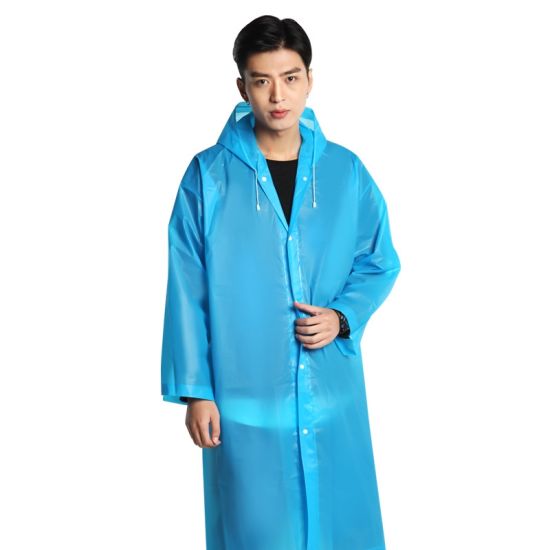 Raincoat Fashion Environmental Protection Lightweight Travel Outdoor EVA Non-Disposable Raincoat