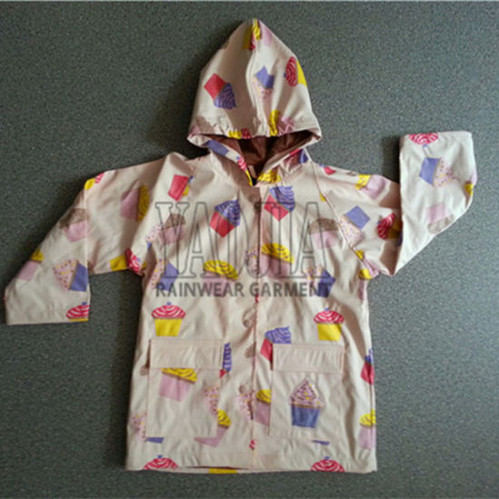 Cheap Jacket Newest Style PVC Rain Wear for Students