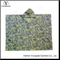 Minitary Camouflage Printed Polyester Poncho with PVC Coating
