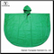 Cheap & Popular Round Green Color PVC Rain Poncho