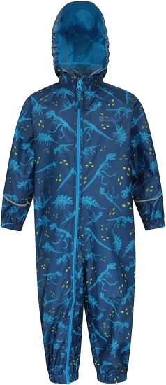 Mountain Warehouse Puddle Kids Printed Rain Suit - Waterproof Childrens Rain Coat, Breathable Waterproof Coat, Taped Seams Winter Suit, High Vis Suit - for Trav
