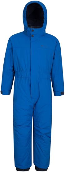 Kids Snowsuit - Waterproof One Piece, Taped Seams, Fleece Lined Winter Jumpsuit, Adjustable -Ideal for Camping in Cold Weather