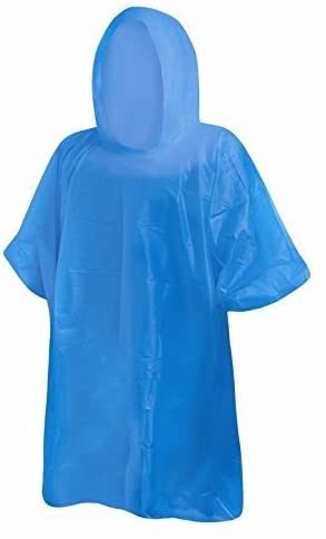 Reusable Multi Functional Lightweight Waterproof Rain Poncho for Festivals Theme Park & All Outdoor Activities