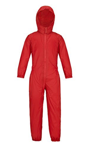 Rain Suit Waterproof All in One Kids Rainsuit Childrens Childs Boys Girls