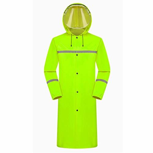 Raincoat Long Waterproof Hooded Rain Wear/Jacket, Adult Reusable Cycling Rain Poncho, Riding Outdoor Rain Suits, Rainproof Windbreaker