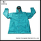 Unisex Waterproof Jacket Fashion PU Raincoat with Hood