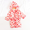 Cute Printed Baby Boys and Girls Transparent Waterproof Raincoat Poncho