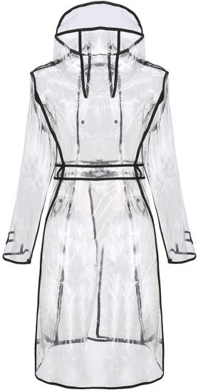 Korean Fashion Raincoat Siamese Korean Sweet Windbreaker Poncho for Adults Outdoors