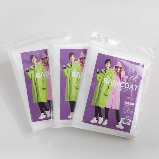 Raincoat Fashion Environmental Protection Lightweight Travel Outdoor EVA Non-Disposable Raincoat