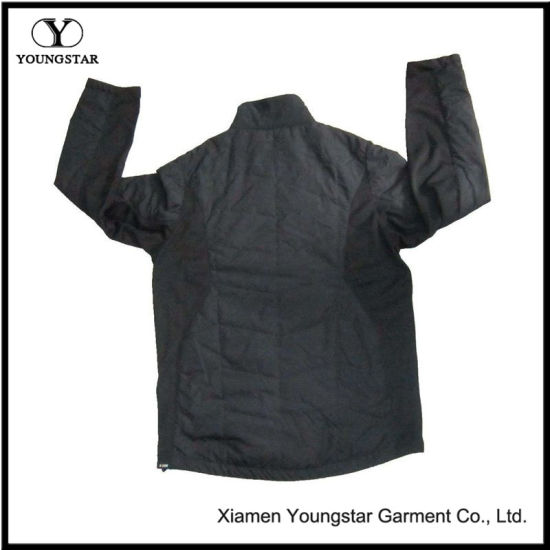 Ys-1066 Black Lined Waterproof Breathable Winter Mens Softshell Jacket