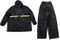 Rain Coats Men Rain Suit Elastic Reflective Portable Rain Poncho Rainwear for Hiking Camping Golf Fishing Size XL (Black)