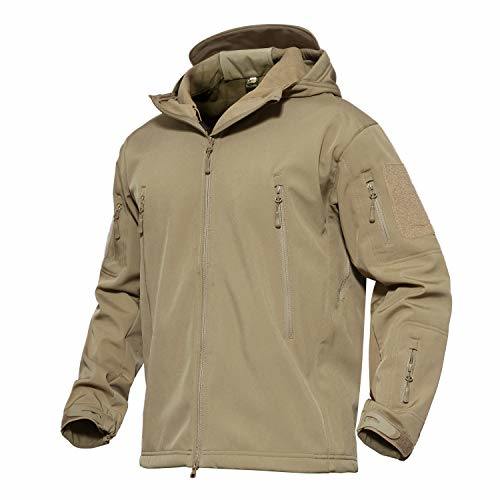 Military Combat Jacket Tactical Soft Shell Fleece Jackets with Multi Pockets