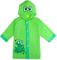 Kids Raincoat PVC Waterproof Rainwear Hooded Pocho Button Down, Green, S/86-92cm