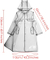 Transparent Raincoat Women Fashion Hooded Rain Coat Clear Raincoat Poncho with Hood - Long